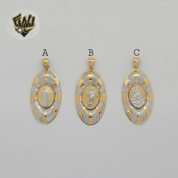 (1-2273) Gold Laminate - Religious Pendants - BGF