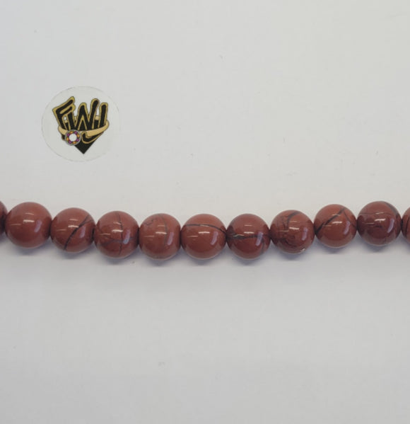 (MBEAD-215) 8mm Mahogany Beads - Fantasy World Jewelry