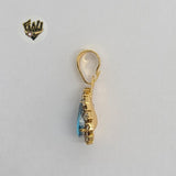 (1-2145) Gold Laminate - Zircon Stone Pendant - BGO - Fantasy World Jewelry