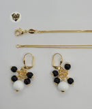 (1-6111) Gold Laminate- Beads Set - BGF - Fantasy World Jewelry