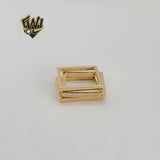 (1-3132-1) Gold Laminate - Triple Square Band Ring - BGF