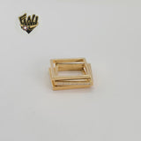 (1-3133) Gold Laminate - Triple Square Band Ring - BGF