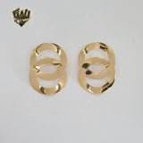 (1-1240-4) Gold Laminate - Double Stud Earrings - BGF