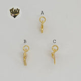 (1-2097) Gold Laminate - Dragon Fly Pendants - BGO