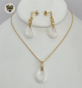 (4-7018) Stainless Steel - 1mm Drop Style Set - 16". - Fantasy World Jewelry