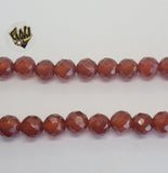 (MBEAD-229) 10mm Carnelian Faceted Beads - Fantasy World Jewelry