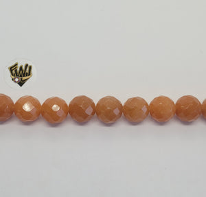 (MBEAD-206) 10mm Aragonite Faceted Beads - Fantasy World Jewelry