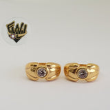 (1-3050-1) Gold Laminate - CZ Ring w/ Design - BGF - Fantasy World Jewelry