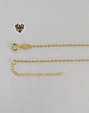 (1-6152) Gold Laminate - Azabache Necklace - BGF - Fantasy World Jewelry