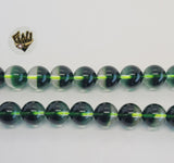 (MBEAD-181) 10mm Quarzo Verde Beads - Fantasy World Jewelry
