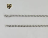 (4-3106) Stainless Steel - 4mm Curb Link Chain - 24" - Fantasy World Jewelry