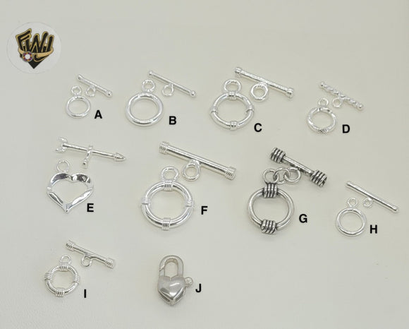 (mfin-101-110) Sterling Silver Findings - Jewelry Making (single)