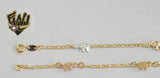 (1-0529) Gold Laminate Bracelet -2.5mm Link Bracelet- 7''-BGF - Fantasy World Jewelry