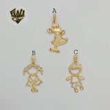 (1-2263) Gold Laminate Pendants - BGF