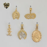 (1-2123) Gold Laminate Pendants - BGF