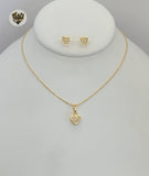 (1-6500) Gold Laminate - Heart Set - BGF - Fantasy World Jewelry