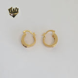 (1-2669-2) Gold Laminate - Zircon Hoops - BGO