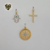 (1-2287-1) Gold Laminate Pendants - BGO