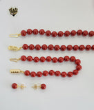 (MSET-09) Gold Laminate - Mallorca Pearls Set - BGF - Fantasy World Jewelry