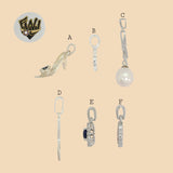 (2-1590) 925 Sterling Silver - Pendants. - Fantasy World Jewelry
