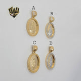 (1-2383) Gold Laminate - Religious Pendants - BGF