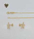 (1-6247) Gold Laminate - Star Set - BGF - Fantasy World Jewelry