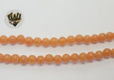 (MBEAD-202) 6mm Aragonite Beads - Fantasy World Jewelry