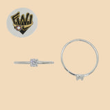 (2-5078) 925 Sterling Silver - Zircon Ring - Fantasy World Jewelry