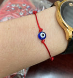 (MBRA-03) Fashion Red String Bracelet, Dozen 12pc - Fantasy World Jewelry